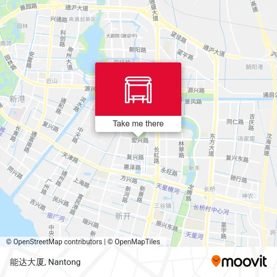 能达大厦 map