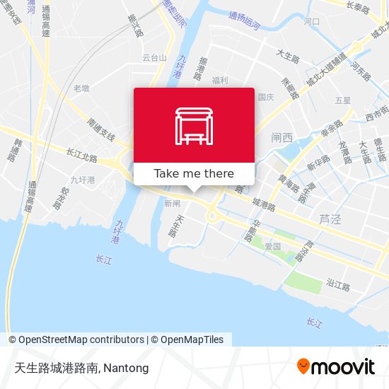 天生路城港路南 map