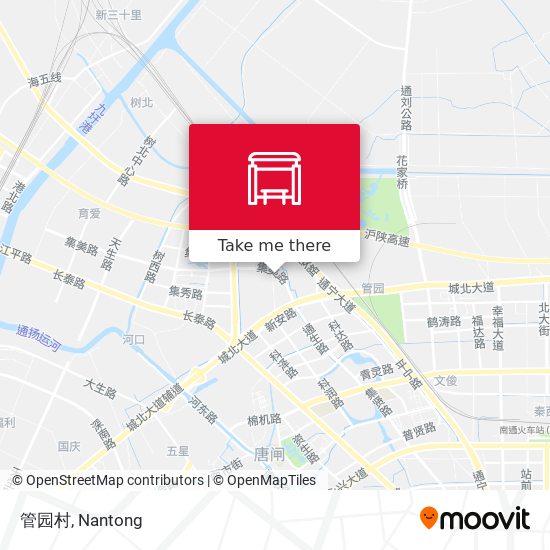 管园村 map