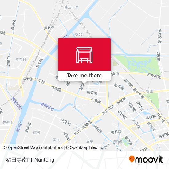 福田寺南门 map