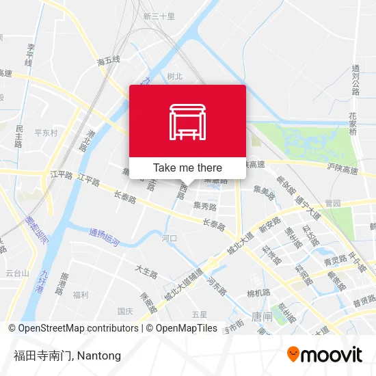 福田寺南门 map
