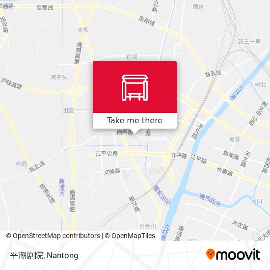 平潮剧院 map