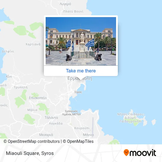 Miaouli Square map