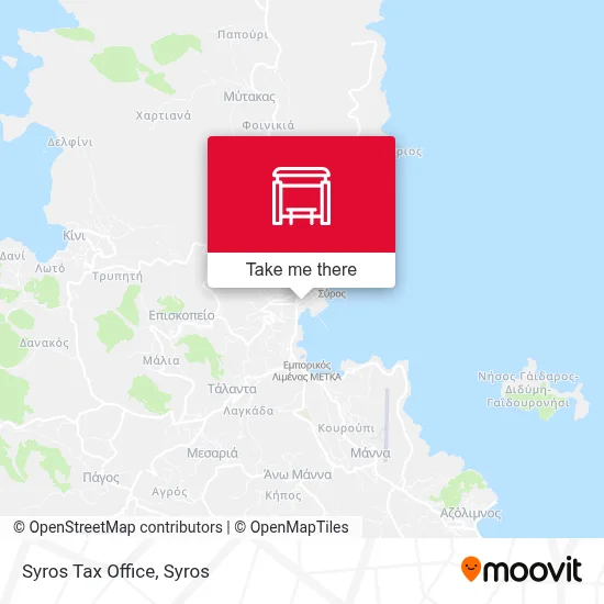 Syros Tax Office map