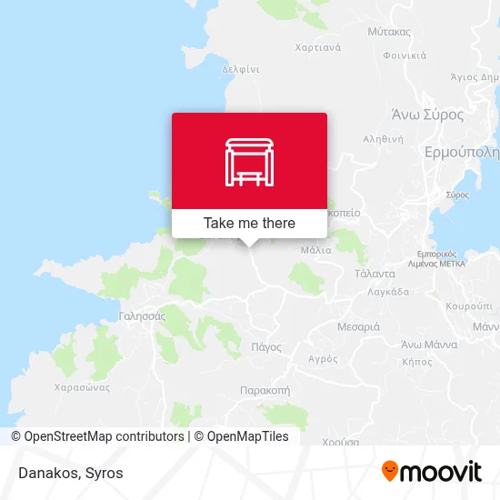 Danakos map