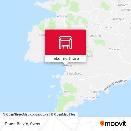 Πωσειδωνία map