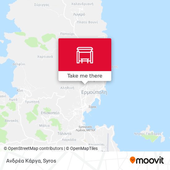 Ανδρέα Κάργα map