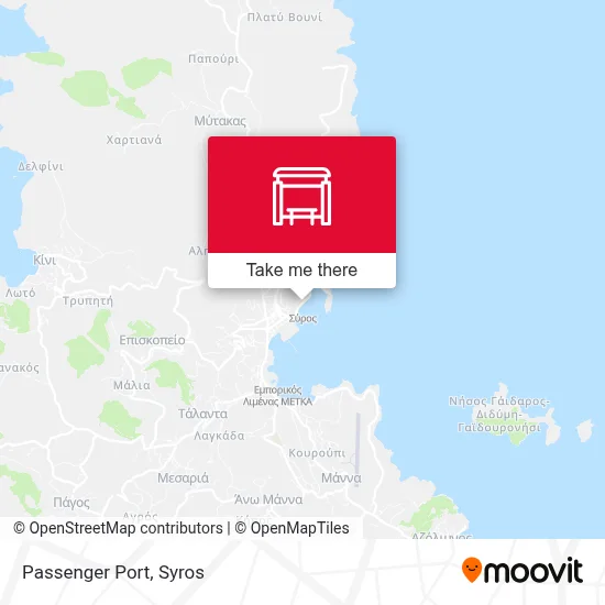 Passenger Port map