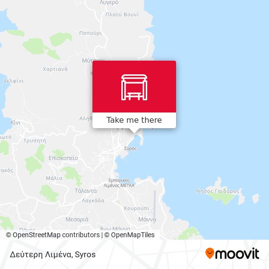 Δεύτερη Λιμένα map