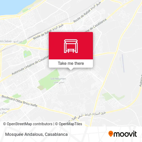 Mosquée Andalous map