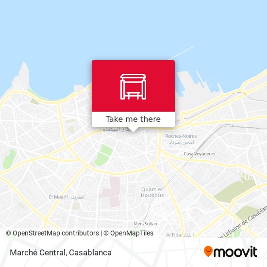 Marché Central map