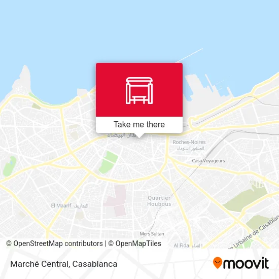 Marché Central map