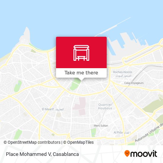 Place Mohammed V plan