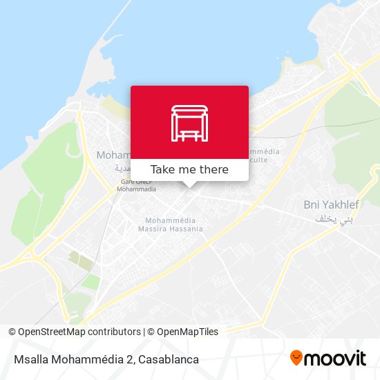 Msalla Mohammédia 2 map