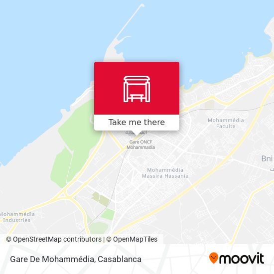Gare De Mohammédia plan