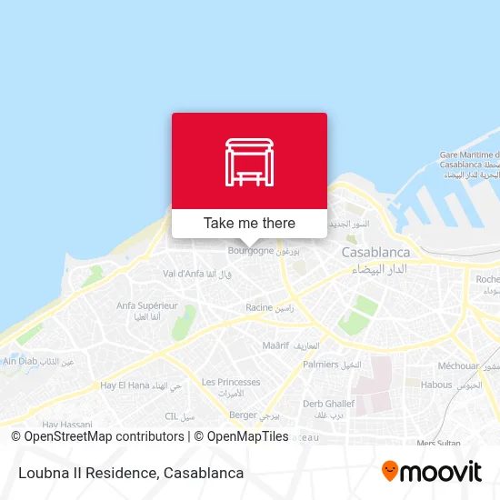 Loubna II Residence map