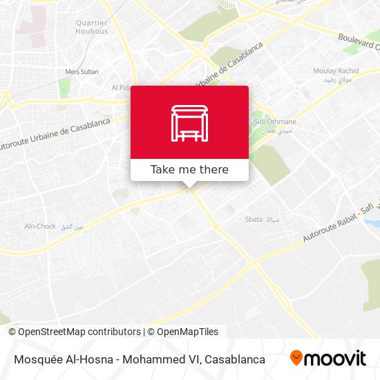 Mosquée Al-Hosna - Mohammed VI plan