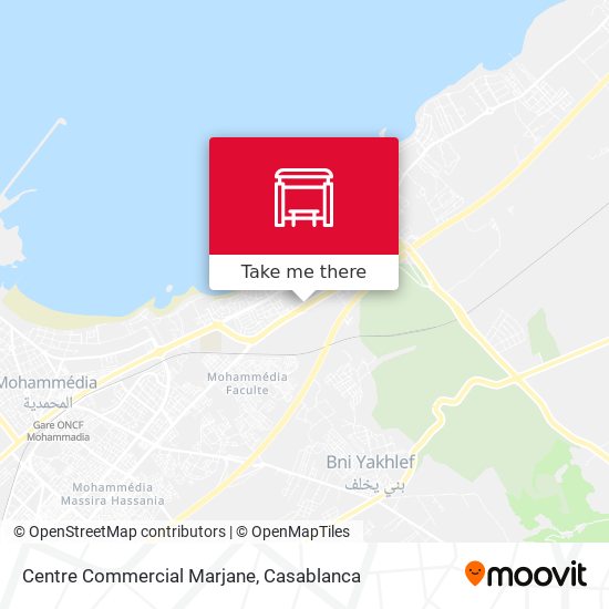 Centre Commercial Marjane map
