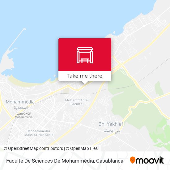Faculté De Sciences De Mohammédia map