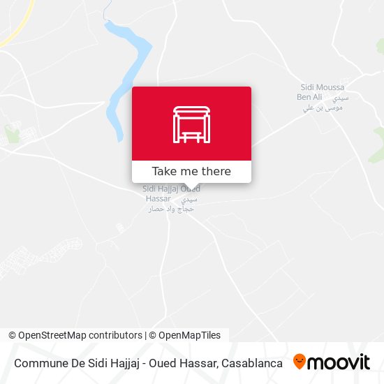 Commune De Sidi Hajjaj - Oued Hassar map