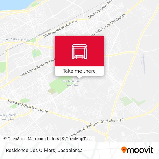 Résidence Des Oliviers map