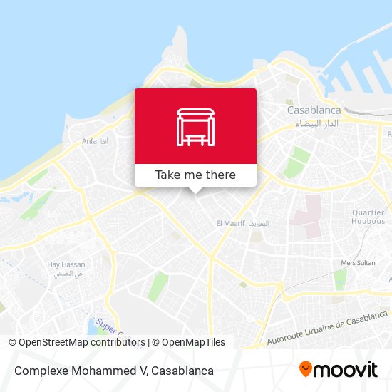 Complexe Mohammed V map