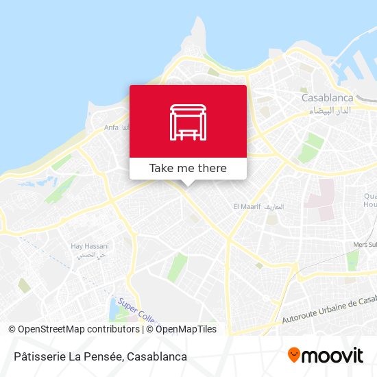Pâtisserie La Pensée map
