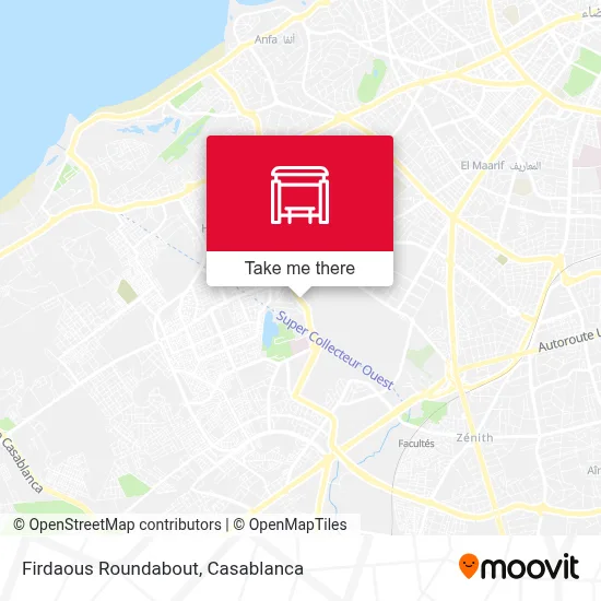 Firdaous Roundabout map