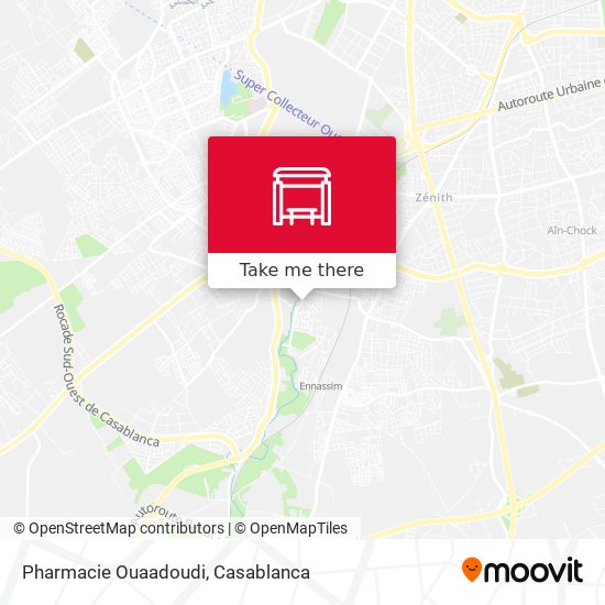 Pharmacie Ouaadoudi map