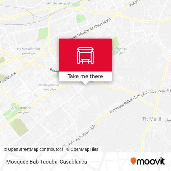 Mosquée Bab Taouba map