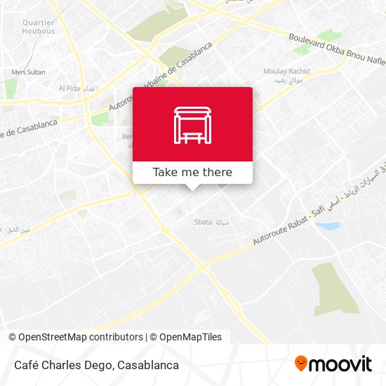 Café Charles Dego map