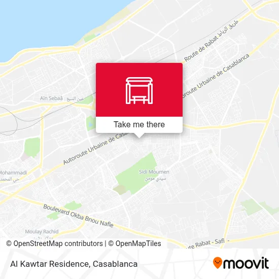 Al Kawtar Residence map