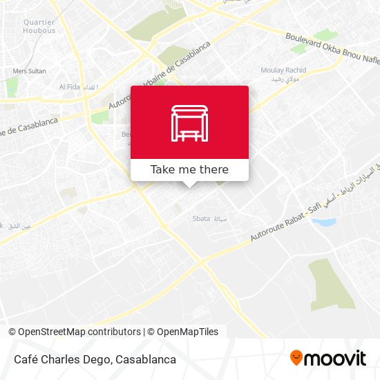 Café Charles Dego map
