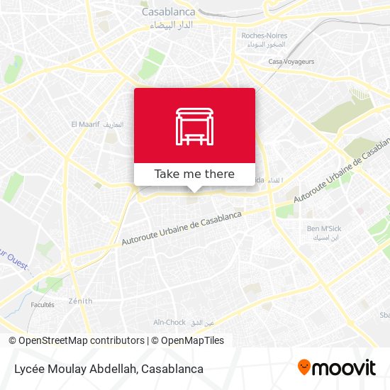 Lycée Moulay Abdellah map
