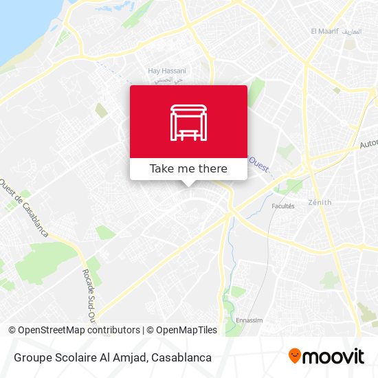 Groupe Scolaire Al Amjad map