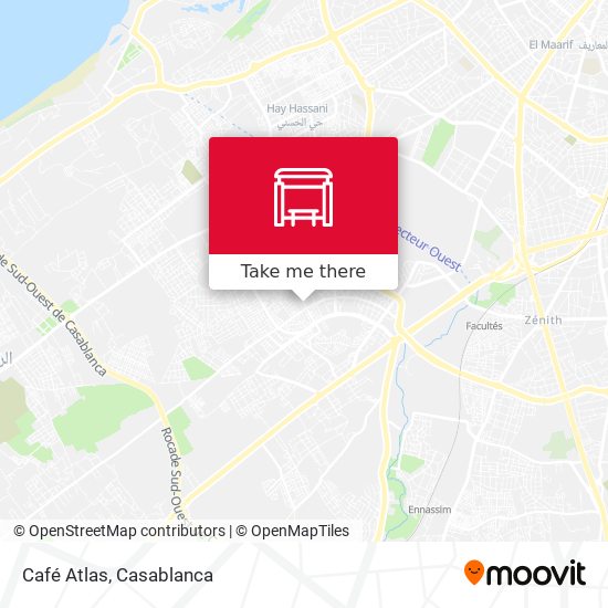 Café Atlas map