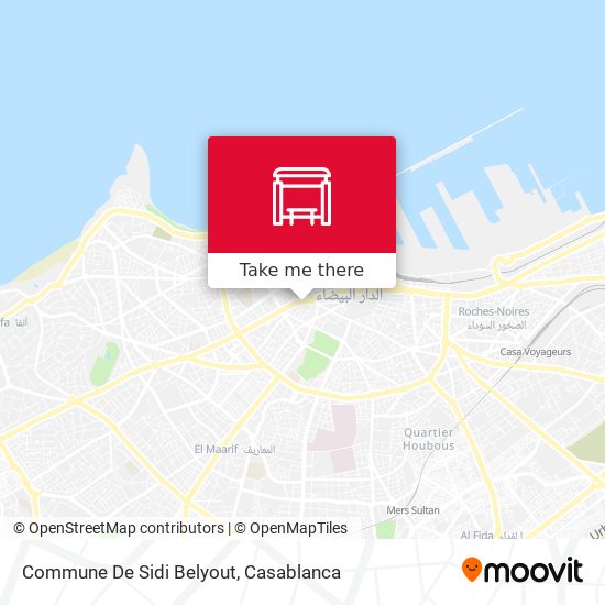 Commune De Sidi Belyout map