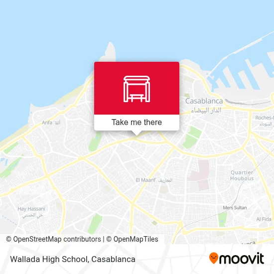 Wallada High School map