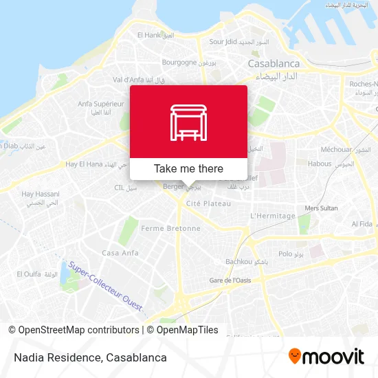 Nadia Residence map
