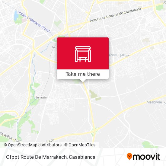 Ofppt Route De Marrakech map