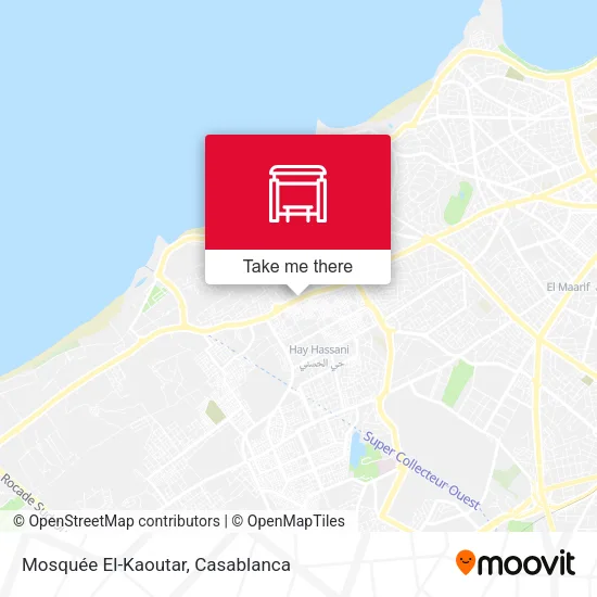 Mosquée El-Kaoutar map