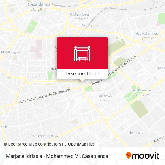Marjane Idrissia - Mohammed VI map