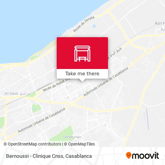 Bernoussi - Clinique Cnss map