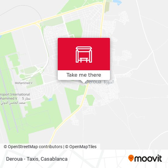Deroua - Taxis map