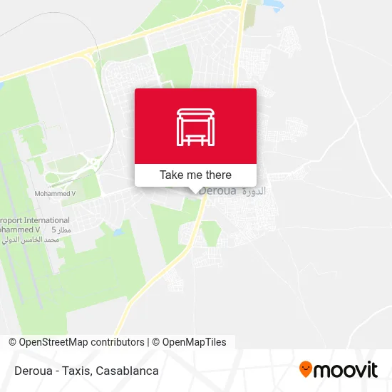 Deroua - Taxis map