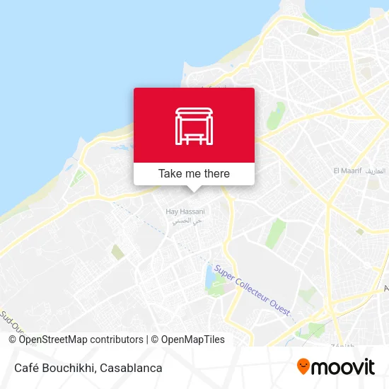 Café Bouchikhi map