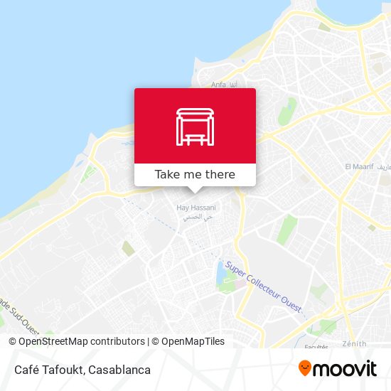 Café Tafoukt map