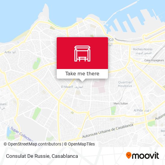 Consulat De Russie map