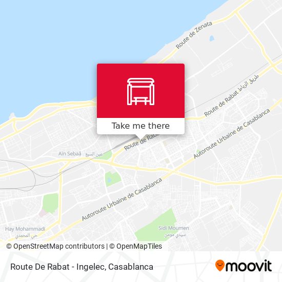 Route De Rabat - Ingelec map