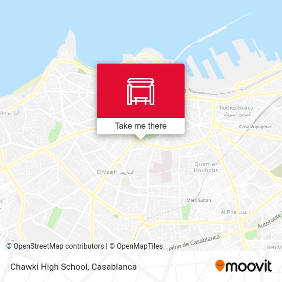 Lycée Chawki map